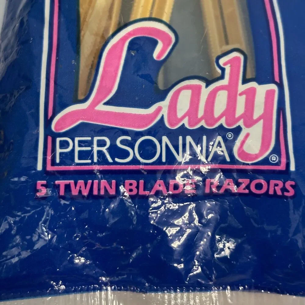 Lady Personna NEW Vintage Twin Blade Razors Package of 5 USA Made